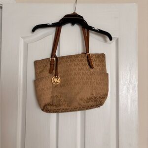 Michael Kors Brown Logo Tote